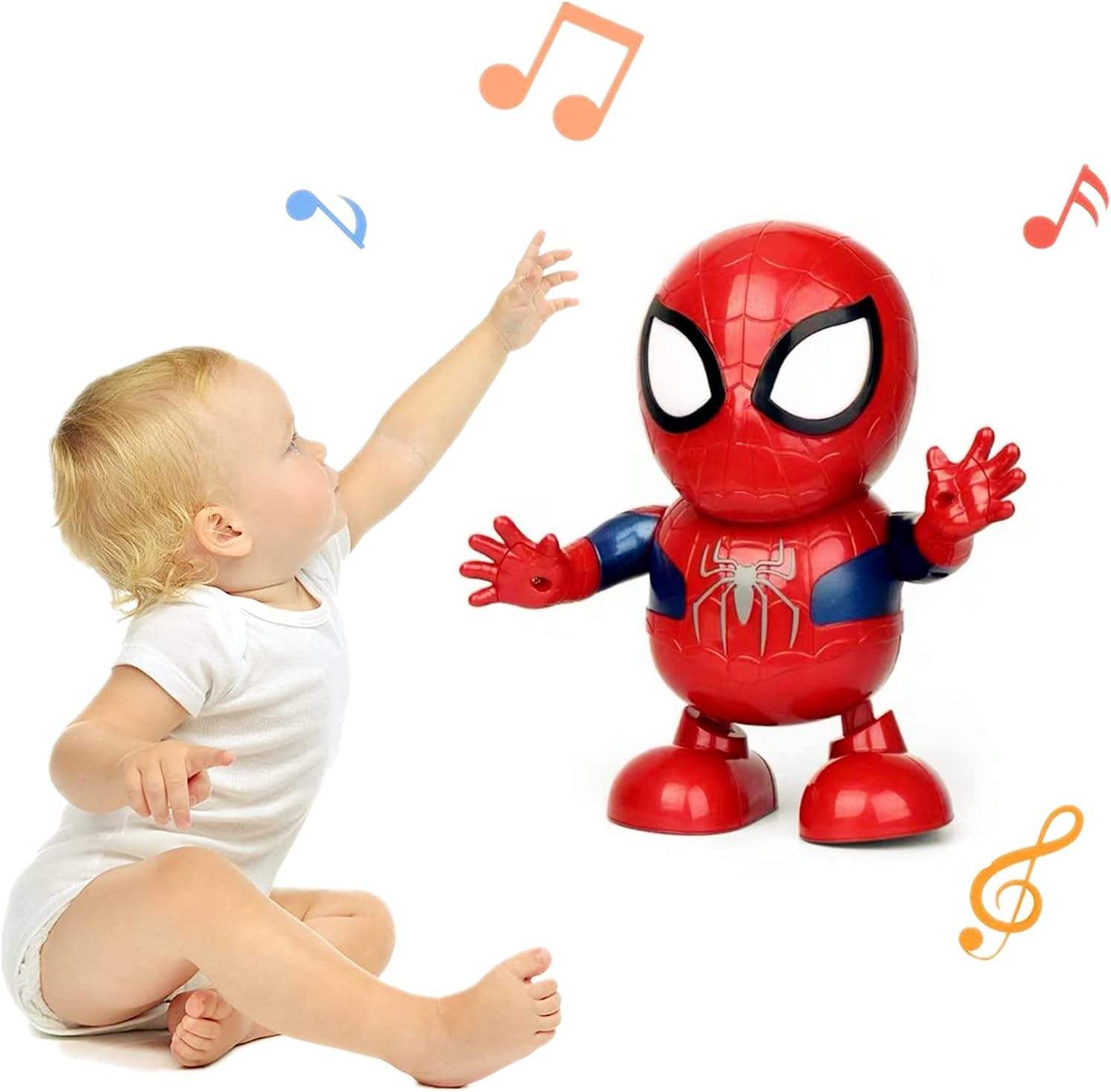 Dance Hero-2.0 Electronic Toy | Dancing Hero | Music with Dance Movement | Light & Music | Age 12+ Months